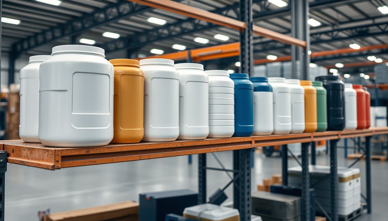 Envases Cilindricos de Plastico