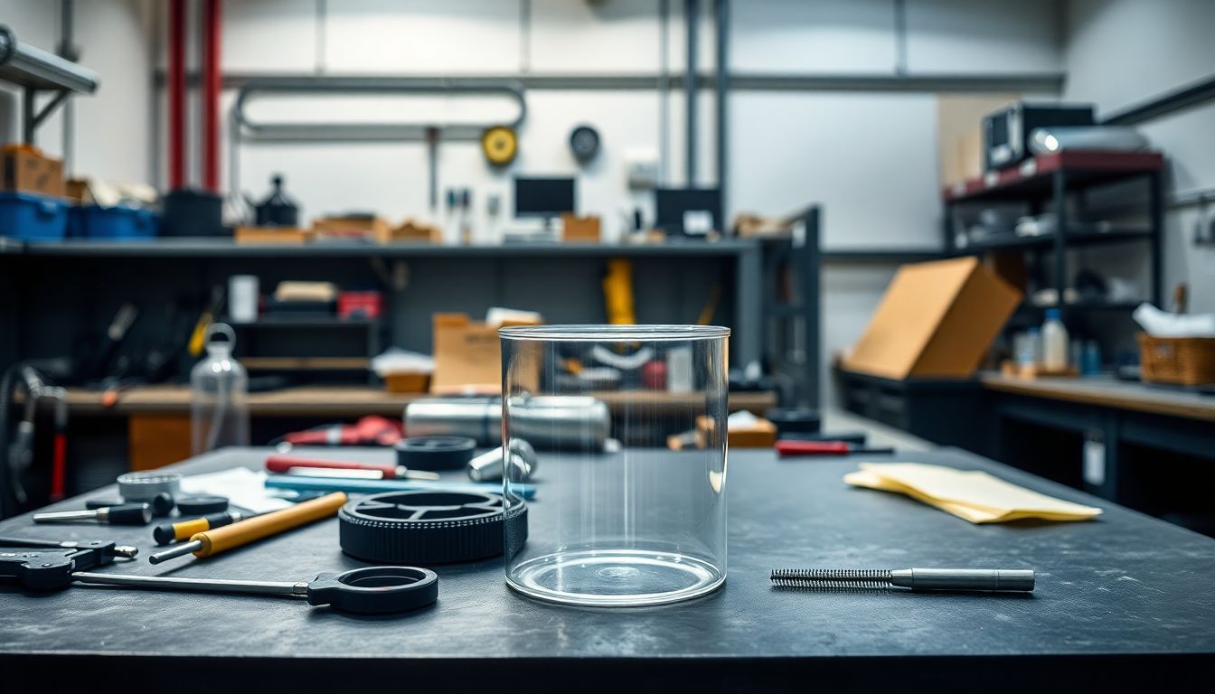 Envases Cilindricos de Plastico Transparente